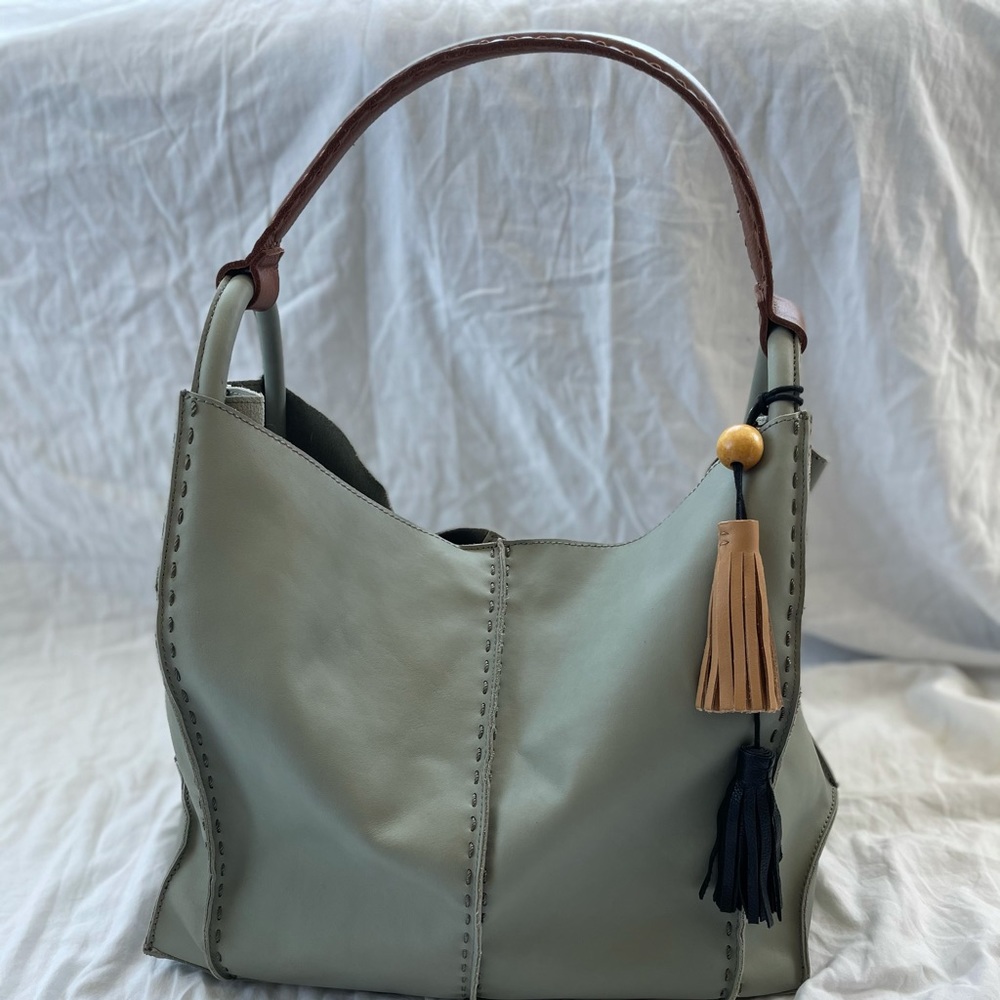 The Sak Los Feliz Large Tote Bag In Meadow Green